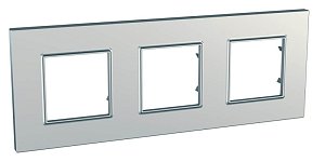 Рамка 3-постовая Schneider Electric Unica Quadro MGU6.706.55