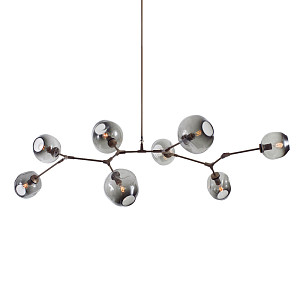 Подвесная люстра DeLight Collection Bubble 7058/8 black/smoky