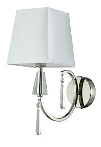 Бра Crystal Lux Marsela AP1 Nickel