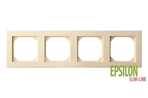 Рамка четырехместная Liregus Epsilon 28-0884