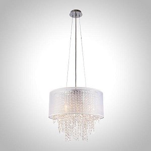 Подвесная люстра Eurosvet Grace 10070/5 хром/белый Strotskis