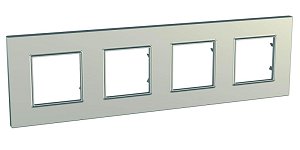 Рамка 4-постовая Schneider Electric Unica Quadro MGU6.708.57