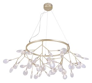 Подвесная люстра Crystal Lux Evita EVITA SP45 D GOLD/TRANSPARENT