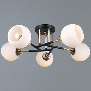 Потолочная люстра Illumico IL0689-5CSQ-24 BK FGD LIBRA