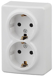 Розетка 2P+E Schuko Эра 11-2205-01 Б0020691
