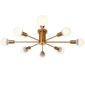 Люстра на штанге Natali Kovaltseva LOFT 75140/8C GOLD