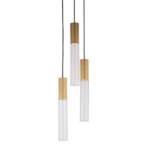 Подвесной светильник Delight Collection Flume MD2045-3A ant.brass