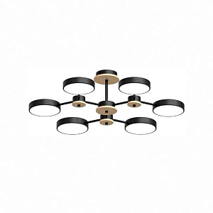 Люстра на штанге LED4U L3216-730 BK