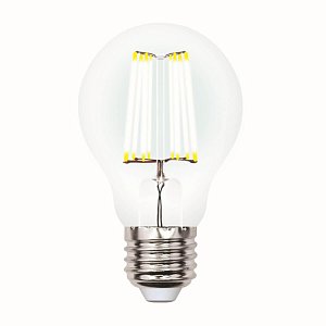 Лампа светодиодная филаментная (UL-00002872) Uniel E27 7W 3000K LED-A60-7W/WW/E27/CL/DIM GLA01TR
