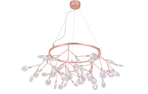 Подвесная люстра Crystal Lux Evita EVITA SP45 D COPPER/TRANSPARENT