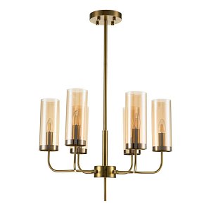 Люстра на штанге Indigo Balletto 13014/6R Brass V000252