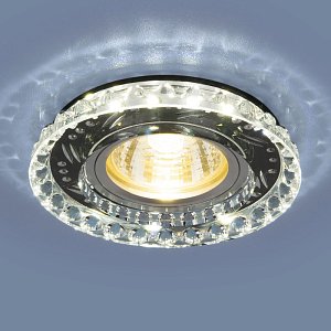 Встраиваемый светильник Elektrostandard 8351 MR16 CL/BK прозрачный/черный 4690389098376