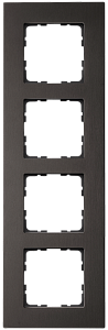 Рамка 4-постовая алюминий Brown Jasmart G1004AZ