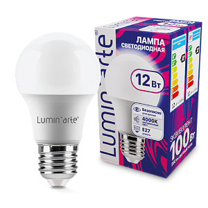 Светодиодная лампа Lumin'arte LSTD-A60-12W4KE27