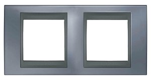 Рамка 2-постовая Schneider Electric Unica Top MGU66.004.297