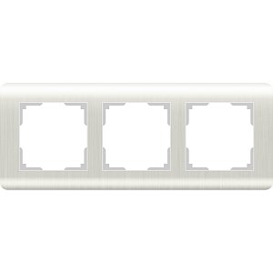 Рамка Werkel Stream на 3 поста перламутровый WL12-Frame-03 4690389123023