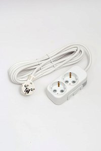 Удлинитель с/з 2вх с защитными шторками ELBI Myra 527-010205-211