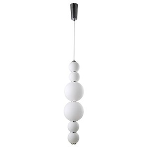 Подвесной светодиодный светильник Crystal Lux Desi SP6 Chrome/White