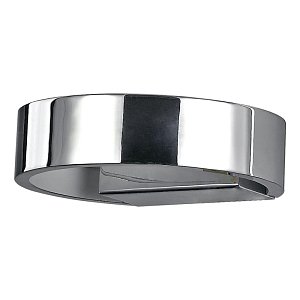 Настенный светодиодный светильник Ideal Lux Zed AP1 Round Cromo 115184