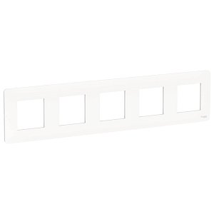 Рамка 5-постовая Schneider Electric Unica New NU201018