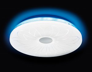 Накладная люстра Ambrella Light F77 BL 72W D420