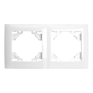 Рамка двухместная Stekker PFR00-9012-01 Эрна Элегант 49630