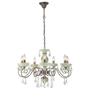 Подвесная люстра Arte Lamp Onyx Green A9592LM-7AB
