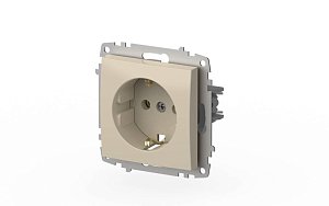 Розетка с заземлением ELBI Zena Vega 609-010300-217