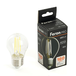 Лампа светодиодная Feron LB-1706 E27 6W 4000K 51251
