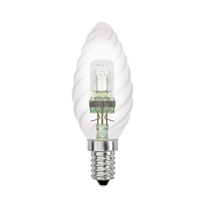 Лампа галогенная (04113) Uniel E14 42W прозрачная HCL-42/CL/E14 candle twisted