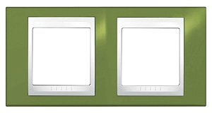 Рамка 2-постовая Schneider Electric Unica Хамелеон MGU6.004.866