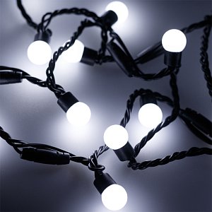 Светодиодная гирлянда Arlight ARD-Ball-Classic-D17.5-10000-Black-100LED White 025583