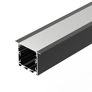 Алюминиевый профиль Arlight LINIA49-F-S-3000 BLACK 041875