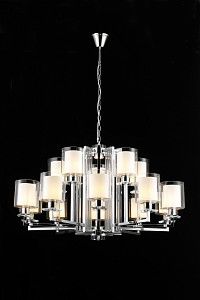 Подвесная люстра iLamp King RM6201-10+5 CR+CL