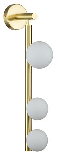 Настенный светильник Indigo Flusso 11025/3W Gold V000229