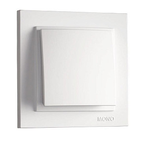 Выключатель одноклавишный Mono Electric Despina 10А 250В жемчуг 102-252525-100