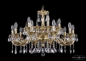 Подвесная люстра Bohemia Ivele Crystal 1703/12+4/320/A/G/Shpil