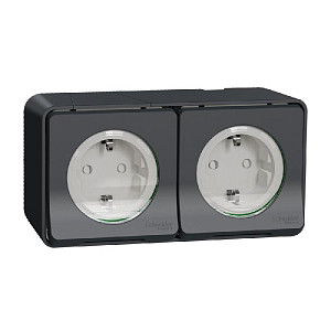 Выключатель 2-клавишный Schneider Electric MUR40906