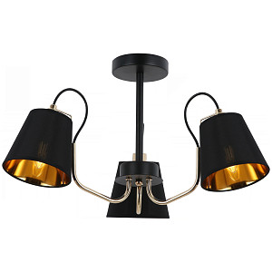 Люстра на штанге Illumico IL6120-3COU-79 BK GD