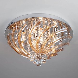 Потолочная люстра Eurosvet Dallas 80116/8 хром/белый