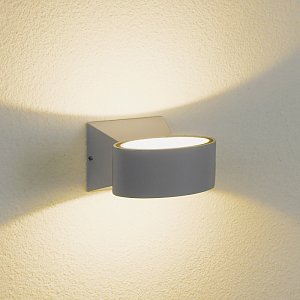Уличный настенный светодиодный светильник Elektrostandard 1549 Techno LED Blink серый 4690389106316