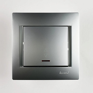 Выключатель проходной с подсветкой Lezard Karina 707-4388-114
