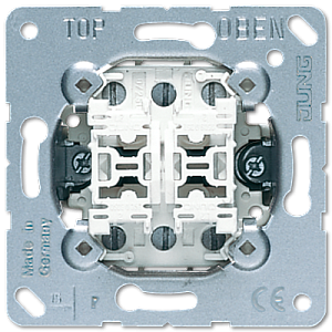 Выключатель сдвоенный Jung 509-20U
