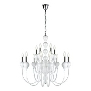 Подвесная люстра iLamp Lady 88003-8+4 WH