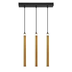 Подвесной светодиодный светильник Eurosvet Maestro 50133/3 LED бронза