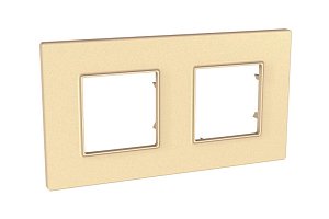 Рамка 2-постовая Schneider Electric Unica Quadro MGU4.704.36