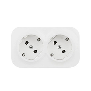 Розеточный блок двойной с/з Legrand Quteo 782233