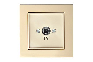 Розетка телевизионная проходная (TV) Liregus Epsilon 28-075