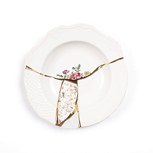 Тарелка глубокая Seletti Kintsugi 9623