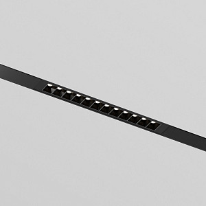 Трековый однофазный светильник Denkirs Simple Grill DK8201-BK